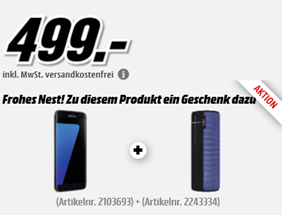 Bild zu SAMSUNG Galaxy S7 edge 32 GB + ULTIMATE EARS UE BOOM 2 Bluetooth Lautsprecher Indigo für 499€