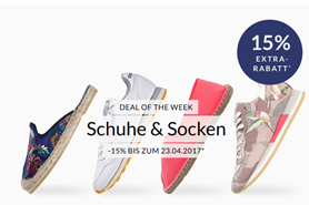 Bild zu Engelhorn: 15% Extra-Rabatt auf Schuhe & Socken