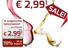 Bild zu Weinvorteil: 14 Weine für jeweils 2,99€ pro Flasche