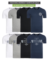 Bild zu verschiedene Mustang Herren T-Shirts für je 7,99€