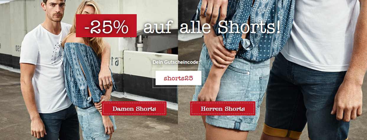 Bild zu Mustang Store: 25% auf alle Shorts im Shop