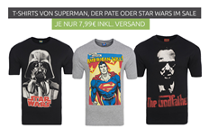 Bild zu Verschiedene Motiv T-Shirts (z.B. Der Pate) für je 7,99€