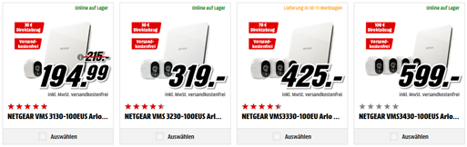 Bild zu MediaMarkt: reduzierte Netgear Arlo Sicherheitssysteme