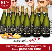 Bild zu ebrosia: 10 Flaschen Prosecco Frizzante Silvio DOC für 47,99€