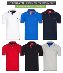 Bild zu U.S. Polo Assn. Herren Polohemden für je 19,99€