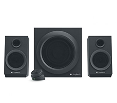 Bild zu Logitech Z333 Multimedia Speakers – 2.1 Lautsprecher für Home Entertainment (mit 80 Watt und Subwoofer) für 22€