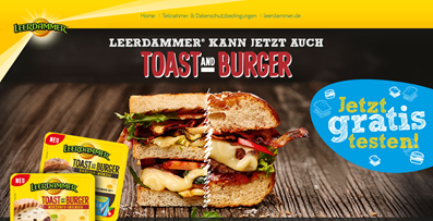 Bild zu Leerdammer Toast & Burger Käse gratis testen