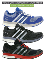 Bild zu adidas Performance Questar Boost oder Techfit Laufschuhe (Gr. 40-42) für je 29,99€