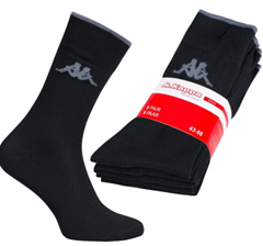 Bild zu 5er Pack Kappa Herren Socken Schwarz für 4,99€ inklusive Versand