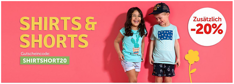 Bild zu MyToys & Ambellis: 20% Rabatt auf Shirts & Shorts