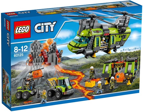 Bild zu Lego City Vulkan-Schwerlasthelikopter (60125) für 69,99€