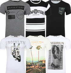 Bild zu Outlet46: Verschiedene Glo-Story Herren Tank Tops & T-Shirts ab 2,99€