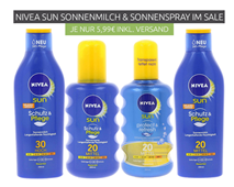 Bild zu Outlet46: Nivea Sun Sonnenspray & Sonnencreme für je 5,99€