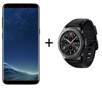 Bild zu MD Real Allnet Vodafone (Allnet-Flat, SMS Flat, 4GB Datenvolumen) inkl. Samsung Galaxy S8 + Samsung Gear 3 Frontier (einmalig 188,99€) für 34,99€/Monat