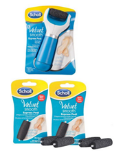 Bild zu Scholl Velvet Smooth Express Pedi Elektrischer Hornhautentferner + gratis 2er Set Ersatzrollen für 15,12€