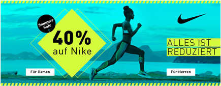 Bild zu My-Sportswear: 40% Rabatt auf alle Nike Artikel + kostenlose Lieferung