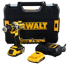 Bild zu DeWALT Akku-Bohrschrauber BL 14,4V (DCD732D2) + 2 x 2 Ah Li-Ion Akku für 159,50€