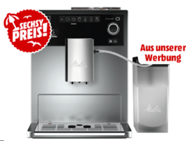 Bild zu MELITTA E 970-101 Caffeo CI Kaffeevollautomat (Edelstahl-Kegelmahlwerk, 1.8 Liter Wassertank) für 433€ (Vergleich: 600,40€)