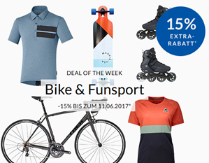 Bild zu Engelhorn: 15% Extra-Rabatt auf Bike & Funsport