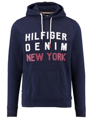 Bild zu Hilfiger Denim Herren Kapuzenpullover Blau für 31,92€