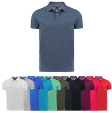 Bild zu Tommy Hilfiger Herren Poloshirt Slim Fit für 31,92€