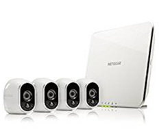 Bild zu Netgear Arlo VMS3430-100EUS Smart Home 4 HD-Kamera-Sicherheitssystem Überwachung (100% kabellos, Indoor/Outdoor, sensor, Nachtsicht) für 379€ (Vergleich: 482,99€)