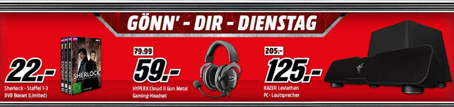 Bild zu MediaMarkt “Gönn dir Dienstag” mit verschiedenen Angeboten