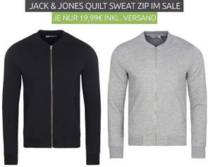 Bild zu Jack & Jones Reißverschluss-Sweatshirt für 19,99€