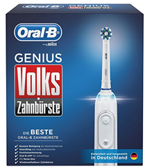 Bild zu ORAL-B Volks-Zahnbürste GENIUS elektrische Zahnbürste Weiß/Blau für 89€