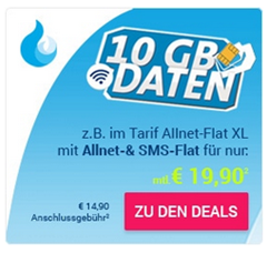 Bild zu Sparhandy Allnet Flats im Telekom Netz, so z.B. 10 GB Daten für 19,90€ im Monat