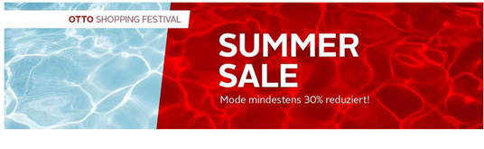 Bild zu Otto Summer Sale mit mindestens 30% Rabatt