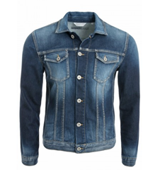 Bild zu JACK & JONES O Alain Knitted Herren Jeans-Jacke für 34,99€