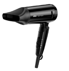 Bild zu BRAUN HD 350 Satin Hair 3 Style&Go, Haartrockner, 1600 Watt, Schwarz für 15€