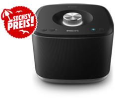 Bild zu PHILIPS BM5B/10 – Multiroom Lautsprecher (Bluetooth, IEEE 802.11n, Schwarz oder Weiß) für 66€