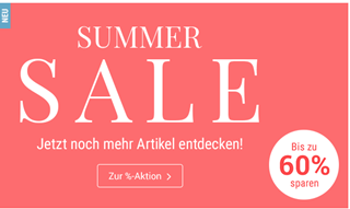 Bild zu Tchibo: Summer Sale mit bis zu 60% Rabatt + 10% Extra-Rabatt dank Newsletter + kostenloser Versand ab 20€