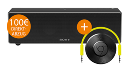 Bild zu SONY SRS-ZR7 Streaming Lautsprecher + Chromecast Audio für 149€