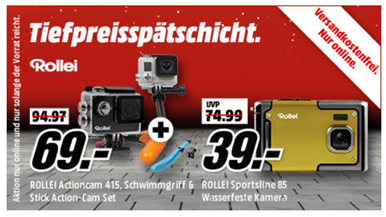 Bild zu MediaMarkt Tiefpreisspätschicht mit Angeboten von Rollei