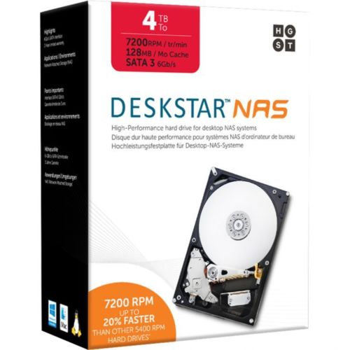 Bild zu Interne 3,5 Zoll Festplatte HGST Deskstar (4 TB) für 105€