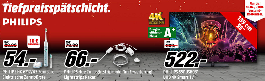 Bild zu Media Markt Tiefpreisspätschicht mit reduzierten Artikeln von Philips