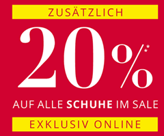 Bild zu Peek & Cloppenburg*: 20% Extra Rabatt auf alle bereits reduzierten Schuhe + kostenloser Versand + kostenloser Rückversand