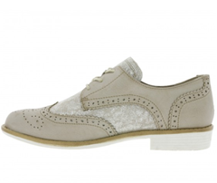 Bild zu Jane Klain Brogue Damen Schnürschuh Beige für 4,99€