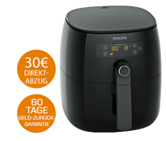 Bild zu [Ausverkauft] PHILIPS HD9641/90 Airfryer, Friteuse, 800g für 149€