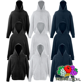 Bild zu Fruit of the Loom Unique 3er Kapuzenpullover oder 2er Kapuzenjacke für 9,99€