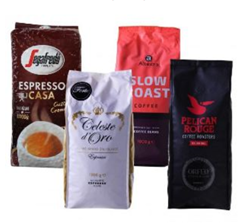 Bild zu Kaffeevorteil: 4kg (4 x 1kg–verschiedene Sorten) für 43,94€