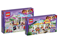 Bild zu LEGO Friends Bundle Friends Supermarkt 41118 & Cupcake-Café 41119 für 37,99€ + 3,95€ Versand