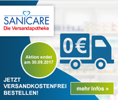 Bild zu [Knaller bis Mitternacht] Versandapotheke Sanicare ohne Versandkosten + 5€ Rabatt (ab 5€) bei Zahlung per Lastschrift