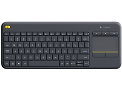 Bild zu MediaMarkt: LOGITECH K400 plus kabellose Tastatur inkl. Touchpad für 22,99€ inkl. Versand (Vergleich: 32,90€)