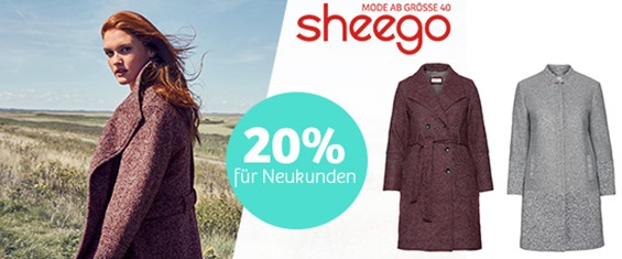 Bild zu Sheego: 20% Neukunden-Rabatt