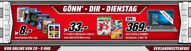 Bild zu MediaMarkt “Gönn dir Dienstag” z.B. ASUS MSI Optix G27C2-305E für 299€ inkl. Versand (Vergleich: 393,72€)