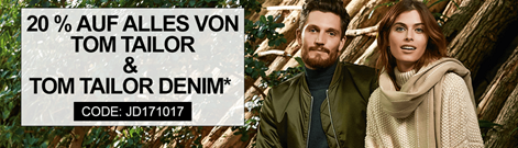 Bild zu Jeans-Direct: 20% Extra Rabatt auf Tom Tailor & Tom Tailor Denim (ab 30€ MBW)